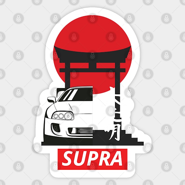 toyota supra mk4 Sticker by artoriaa